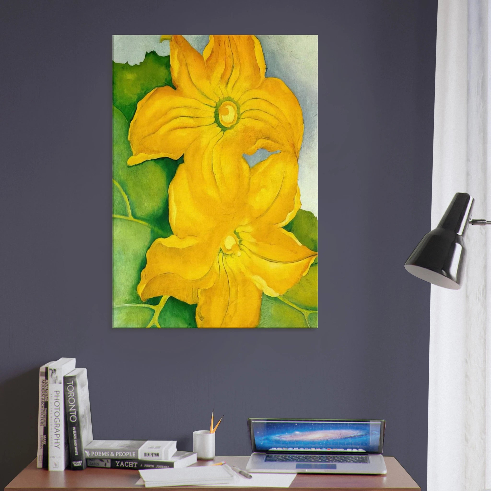Squash Blossoms I Canvas | Georgia O'Keeffe Canvas | Georgia O Keeffe Prints
