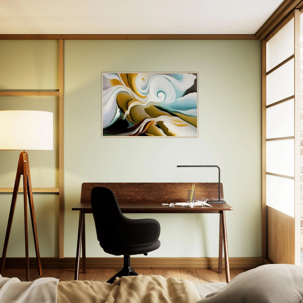 Nature Forms Gasp Framed Poster | Georgia O'Keeffe Framed Prints Wall Art | Georgia O Keeffe Prints