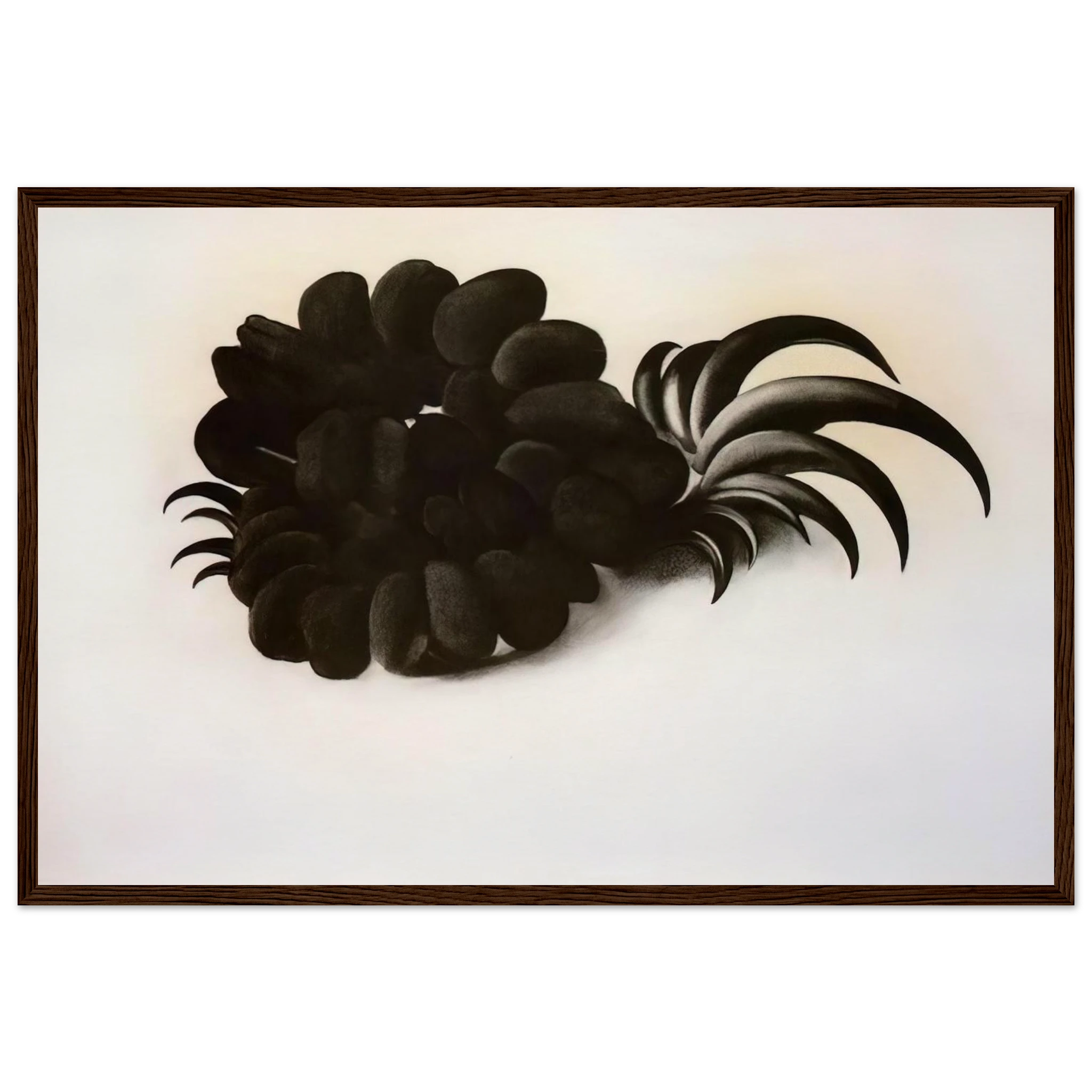 Eagle Claw and Bean Necklace Framed Poster | Georgia O'Keeffe Framed Prints Wall Art | Georgia O Keeffe Prints