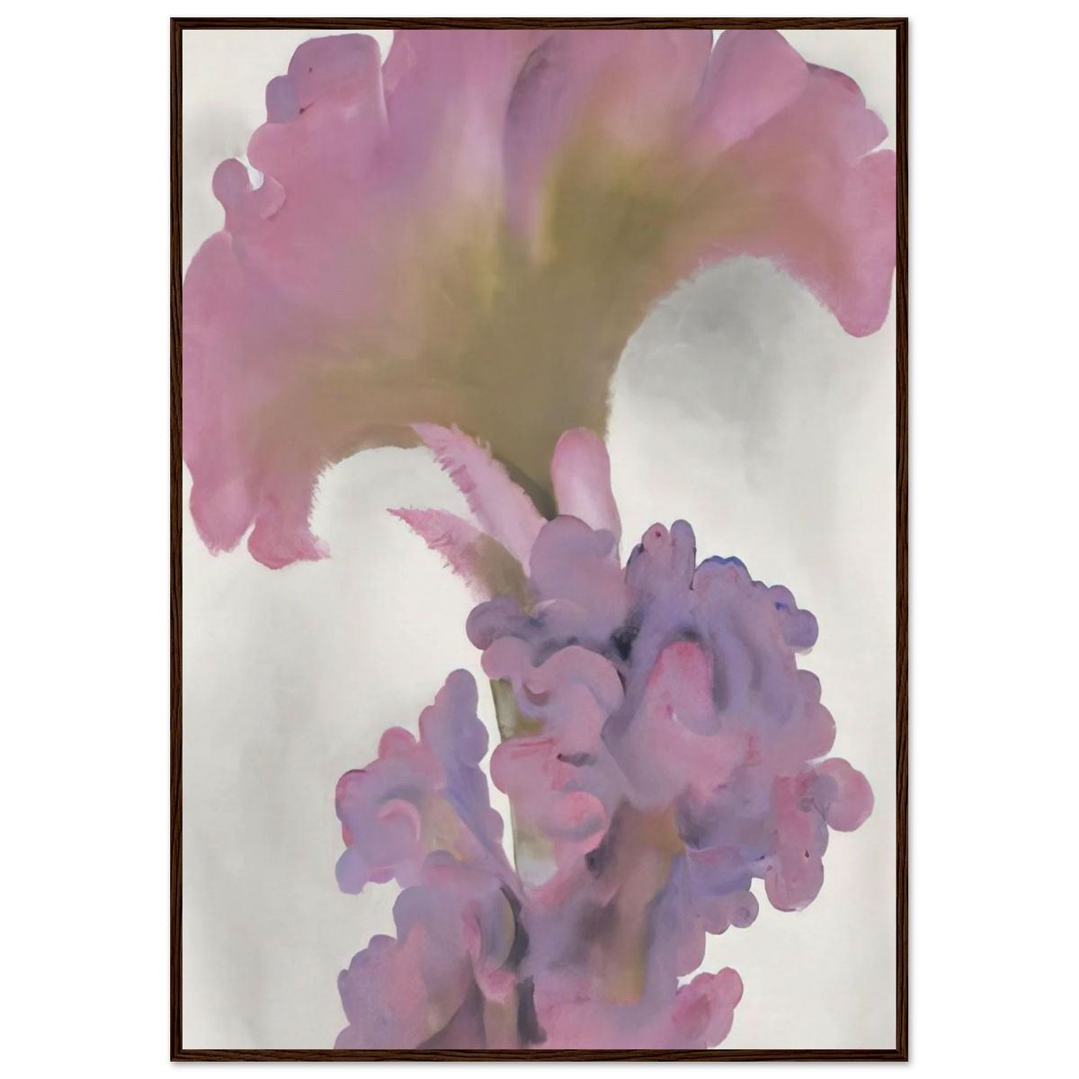 Coxcomb Framed Poster | Georgia O'Keeffe Framed Prints Wall Art | Georgia O Keeffe Prints