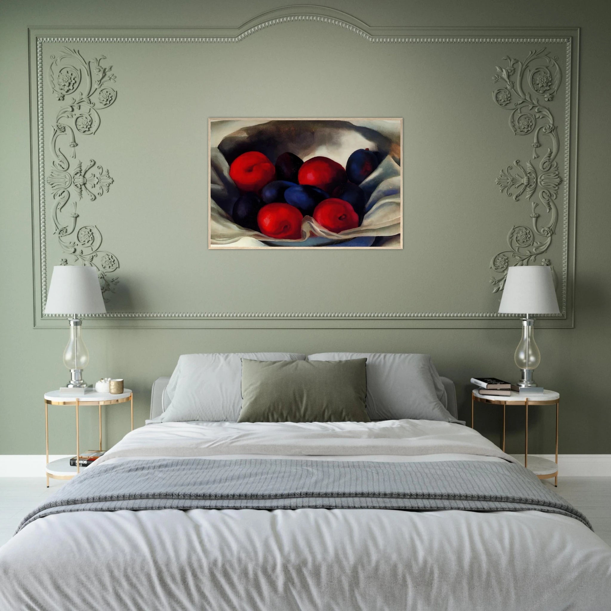 Plums Framed Poster | Georgia O'Keeffe Framed Prints Wall Art | Georgia O Keeffe Prints