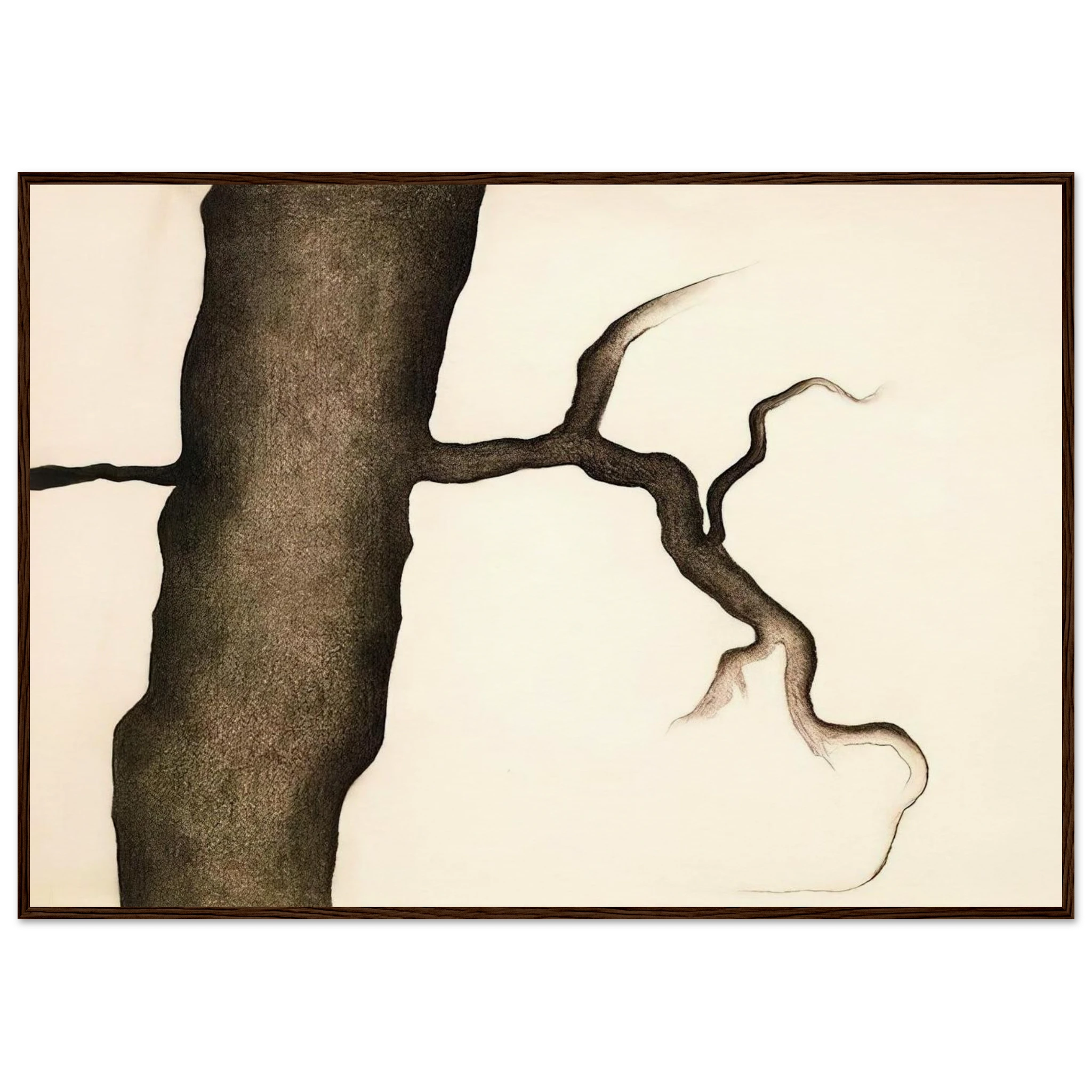 Drawing III Framed Poster | Georgia O'Keeffe Framed Prints Wall Art | Georgia O Keeffe Prints