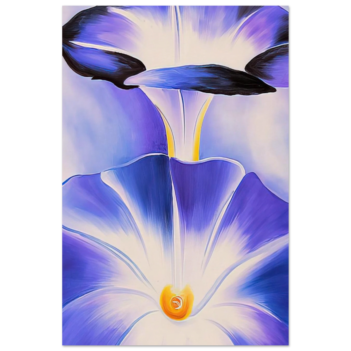 Blue Morning Glories Poster | Georgia O'Keeffe Poster | Georgia O Keeffe Prints
