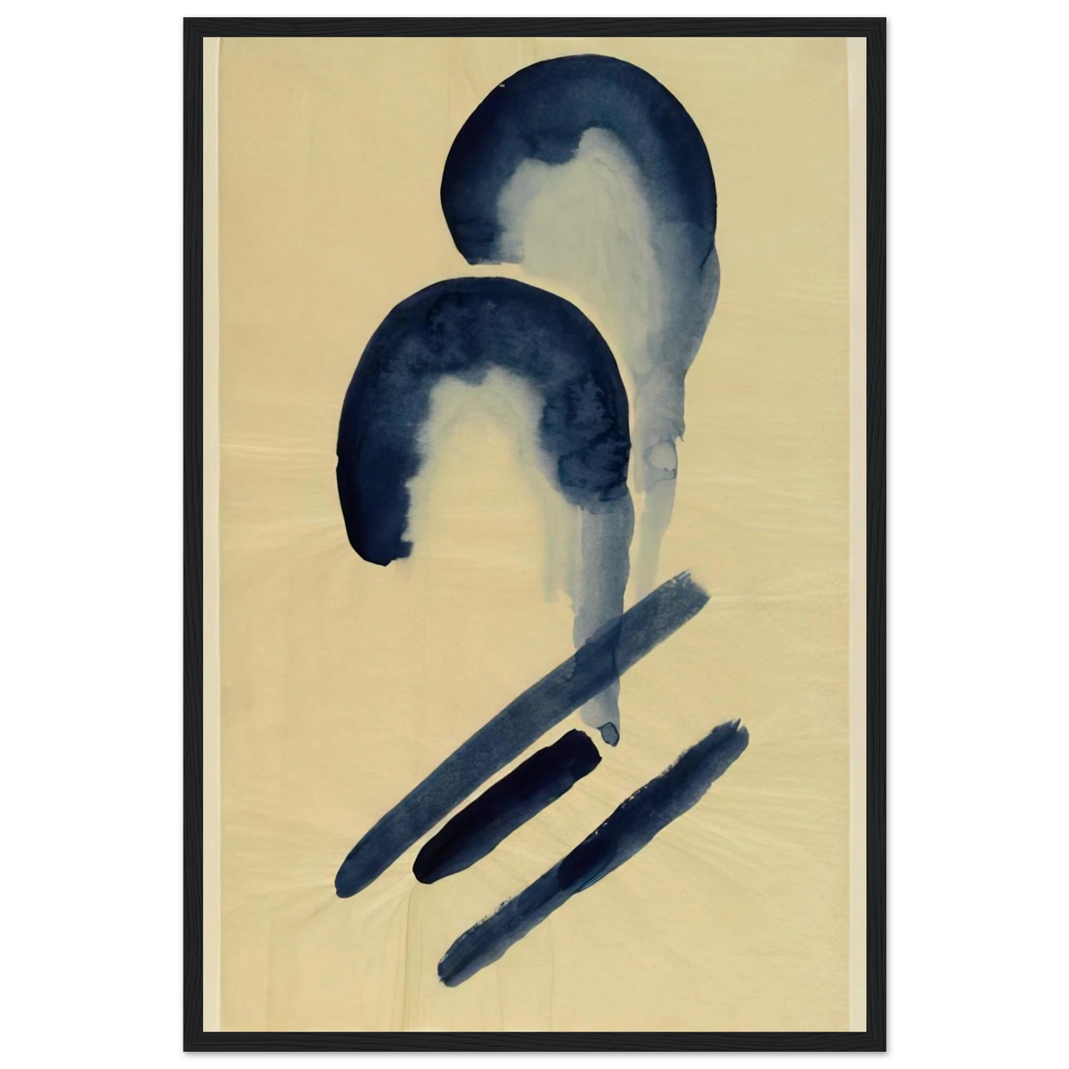 Blue-04 Framed Poster | Georgia O'Keeffe Framed Prints Wall Art | Georgia O Keeffe Prints