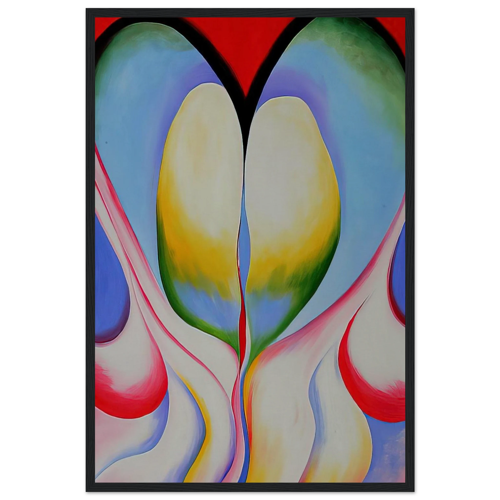 Series 1, No. 8 Framed Poster | Georgia O'Keeffe Framed Prints Wall Art | Georgia O Keeffe Prints