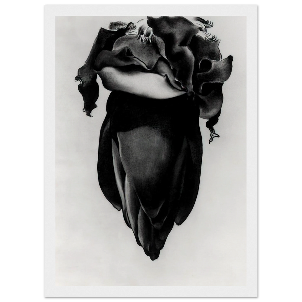 Banana Flower Framed Poster | Georgia O'Keeffe Framed Prints Wall Art | Georgia O Keeffe Prints