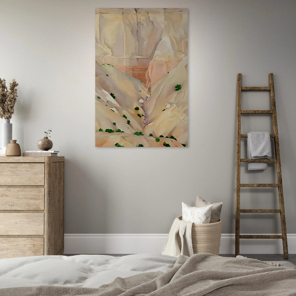 Cliffs Beyond Abiquiu, Dry Waterfall Poster | Georgia O'Keeffe Poster | Georgia O Keeffe Prints