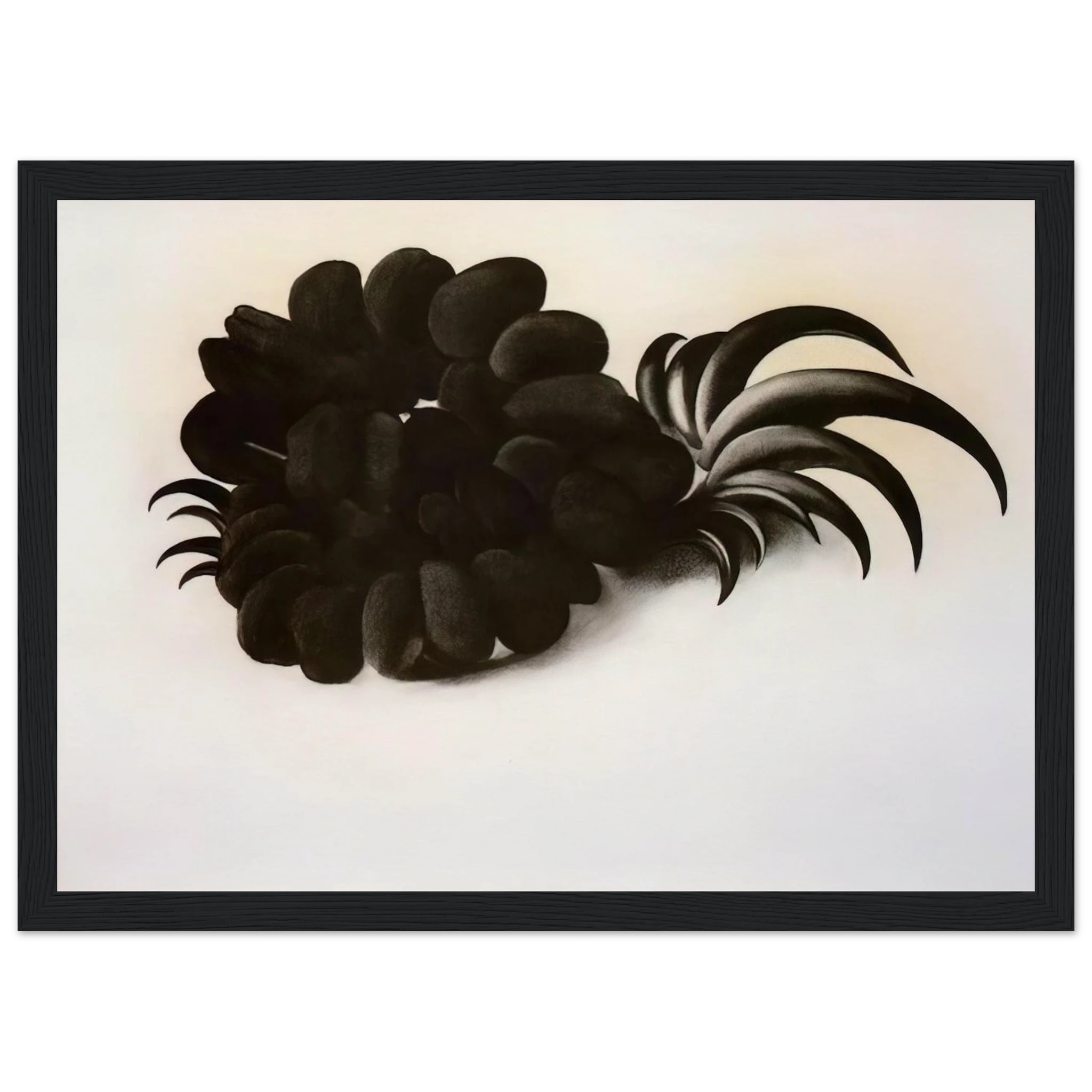 Eagle Claw and Bean Necklace Framed Poster | Georgia O'Keeffe Framed Prints Wall Art | Georgia O Keeffe Prints