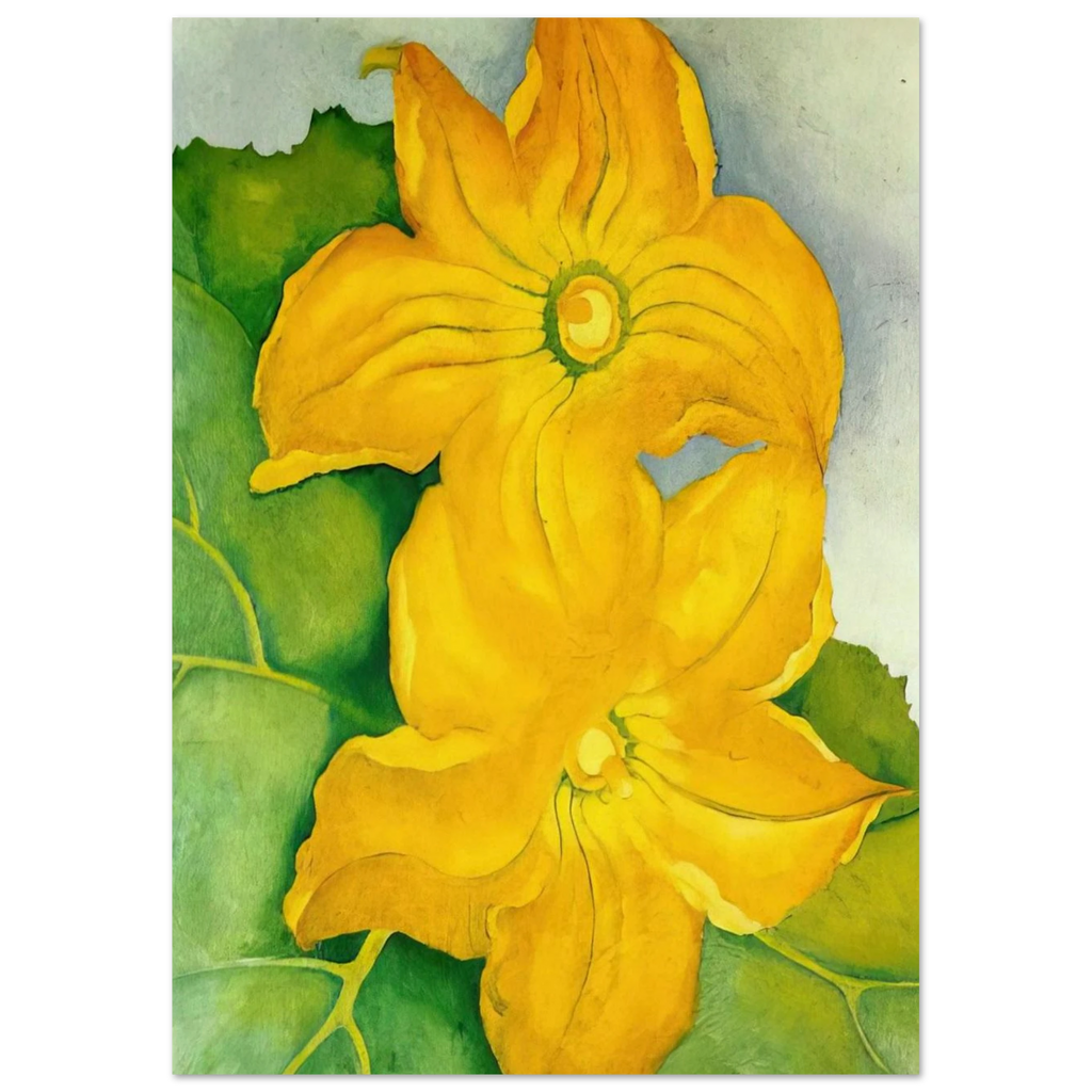 Squash Blossoms I Poster | Georgia O'Keeffe Poster | Georgia O Keeffe Prints