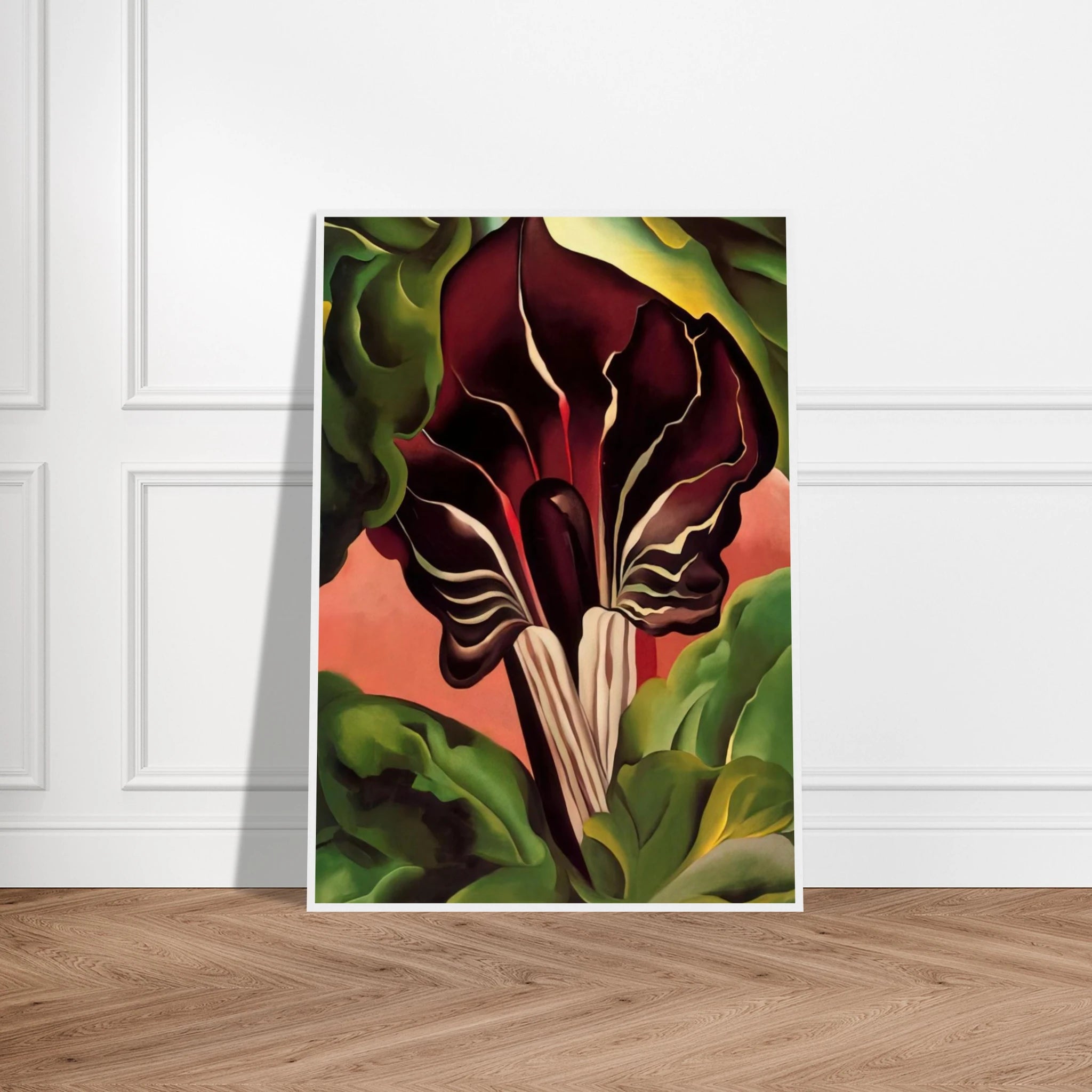 Jack-in-the-Pulpit II Framed Poster | Georgia O'Keeffe Framed Prints Wall Art | Georgia O Keeffe Prints