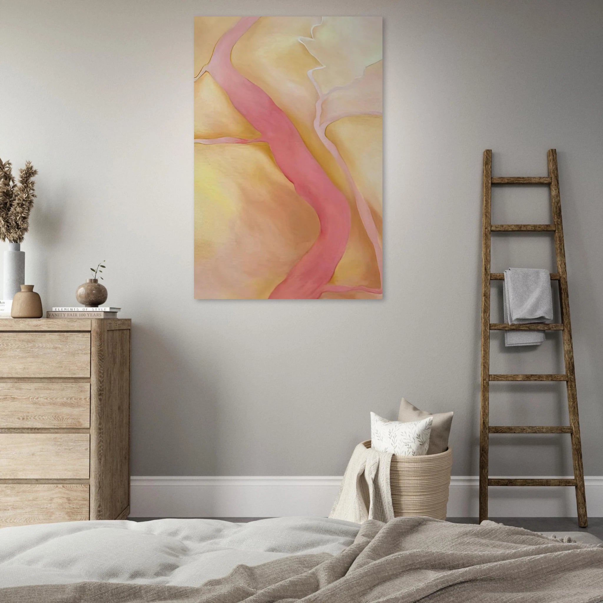 It Was Yellow and Pink II Poster | Georgia O'Keeffe Poster | Georgia O Keeffe Prints