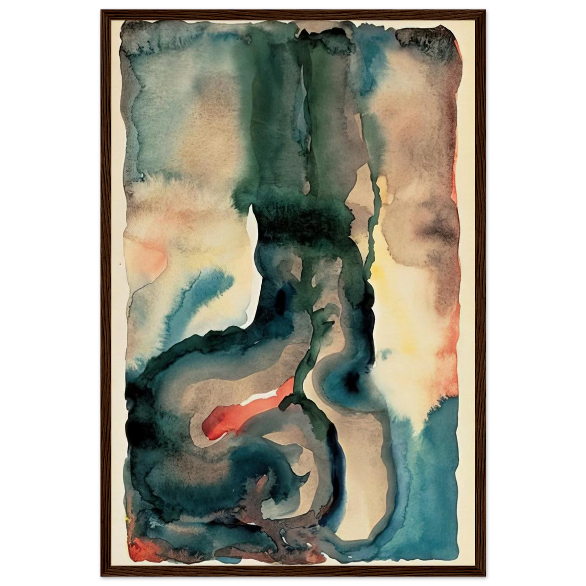Portrait No. III Framed Poster | Georgia O'Keeffe Framed Prints Wall Art | Georgia O Keeffe Prints