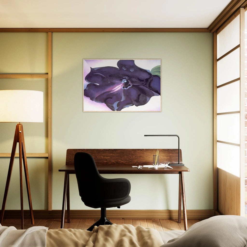Petunia Framed Poster | Georgia O'Keeffe Framed Prints Wall Art | Georgia O Keeffe Prints