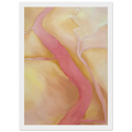It Was Yellow and Pink II Framed Poster | Georgia O'Keeffe Framed Prints Wall Art | Georgia O Keeffe Prints