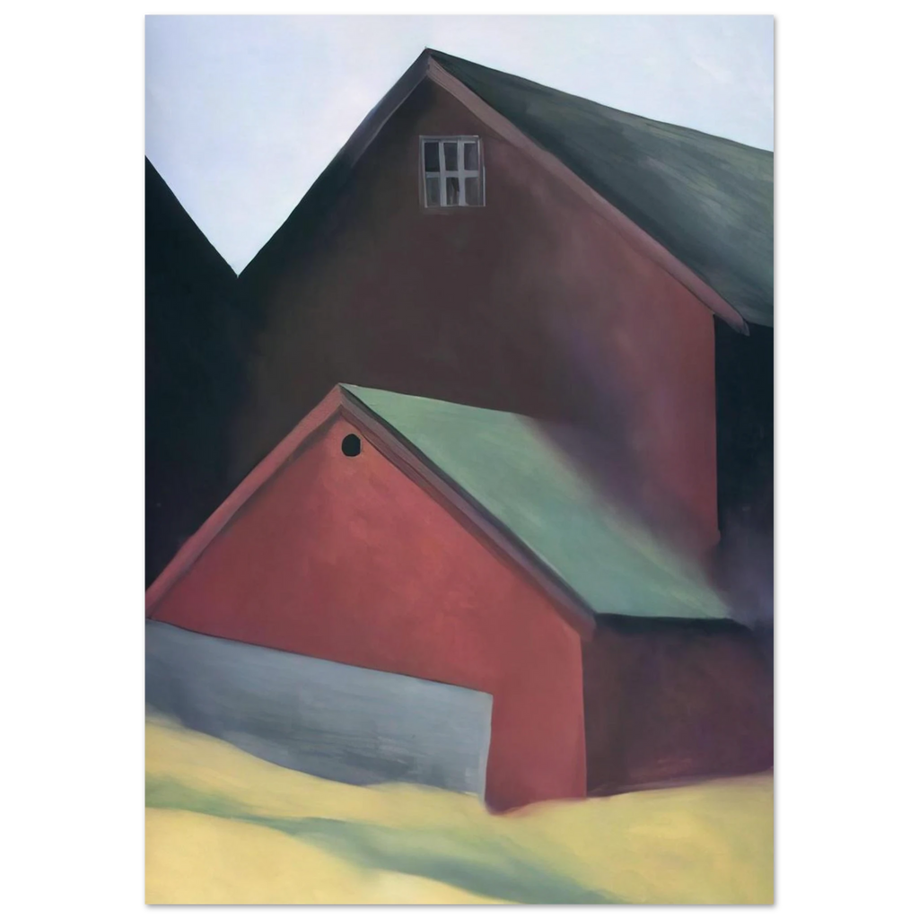 Ends Of Barns Poster | Georgia O'Keeffe Poster | Georgia O Keeffe Prints