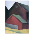 Ends Of Barns Poster | Georgia O'Keeffe Poster | Georgia O Keeffe Prints