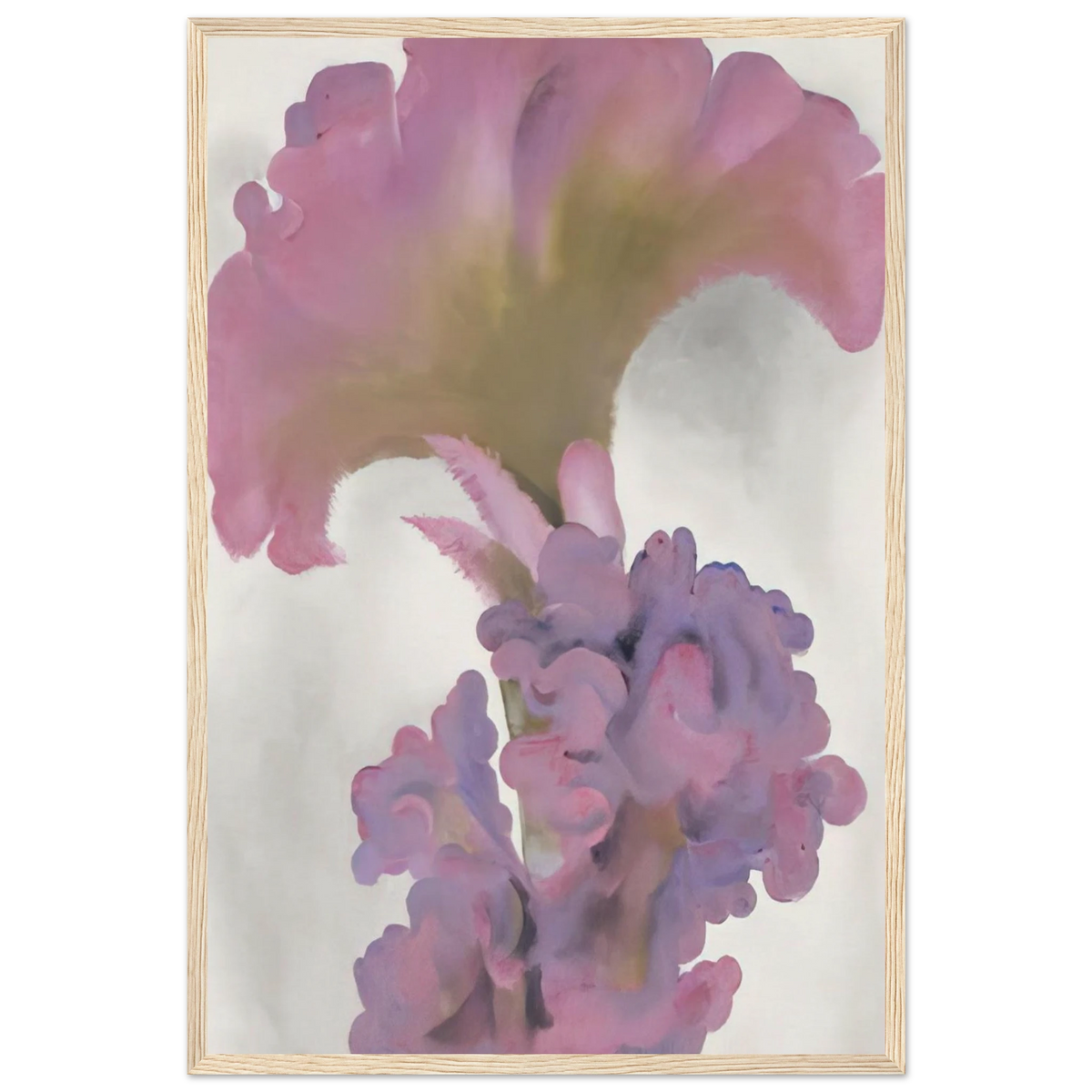 Coxcomb Framed Poster | Georgia O'Keeffe Framed Prints Wall Art | Georgia O Keeffe Prints