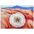 Red hills and white flower II Poster | Georgia O'Keeffe Poster | Georgia O Keeffe Prints