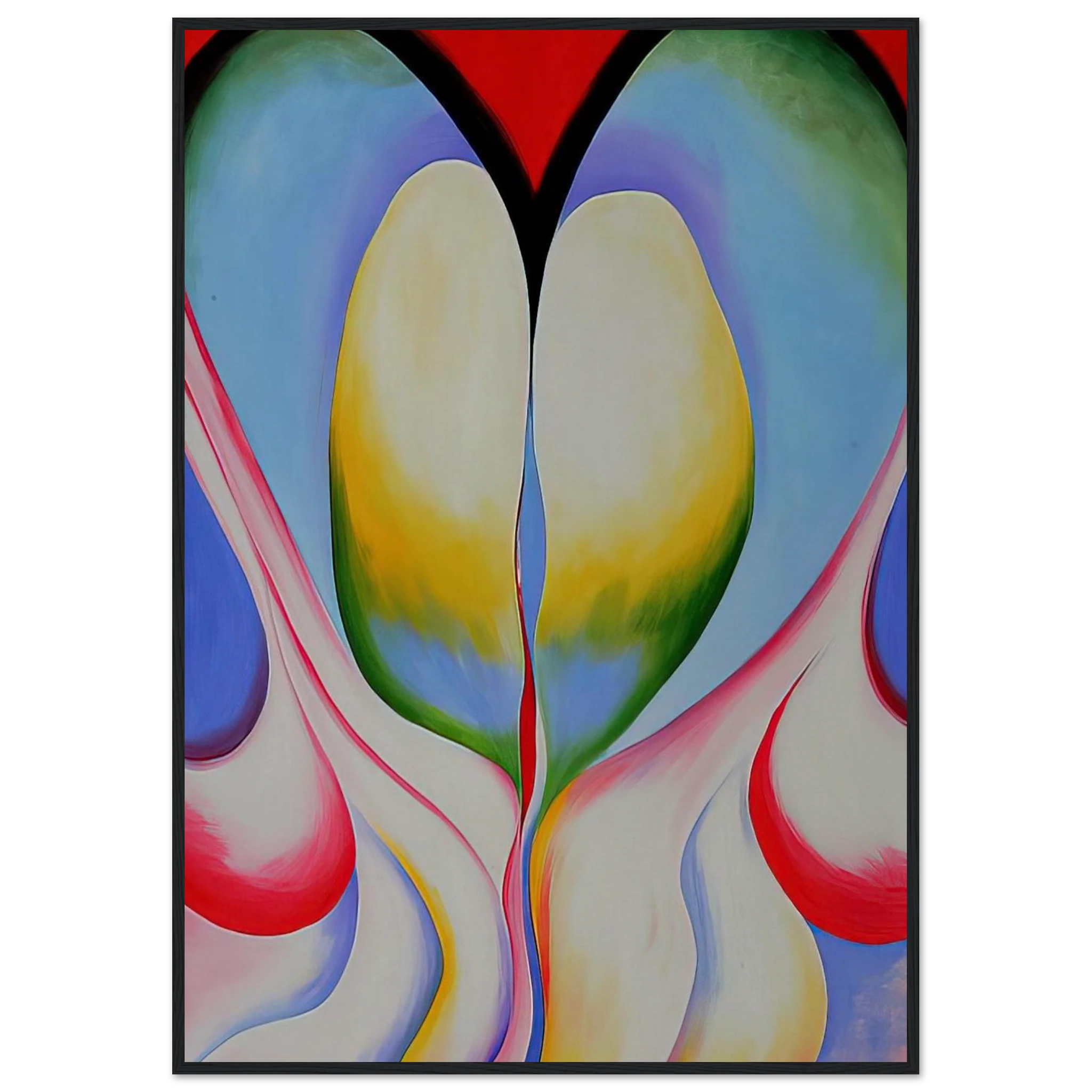 Series 1, No. 8 Framed Poster | Georgia O'Keeffe Framed Prints Wall Art | Georgia O Keeffe Prints