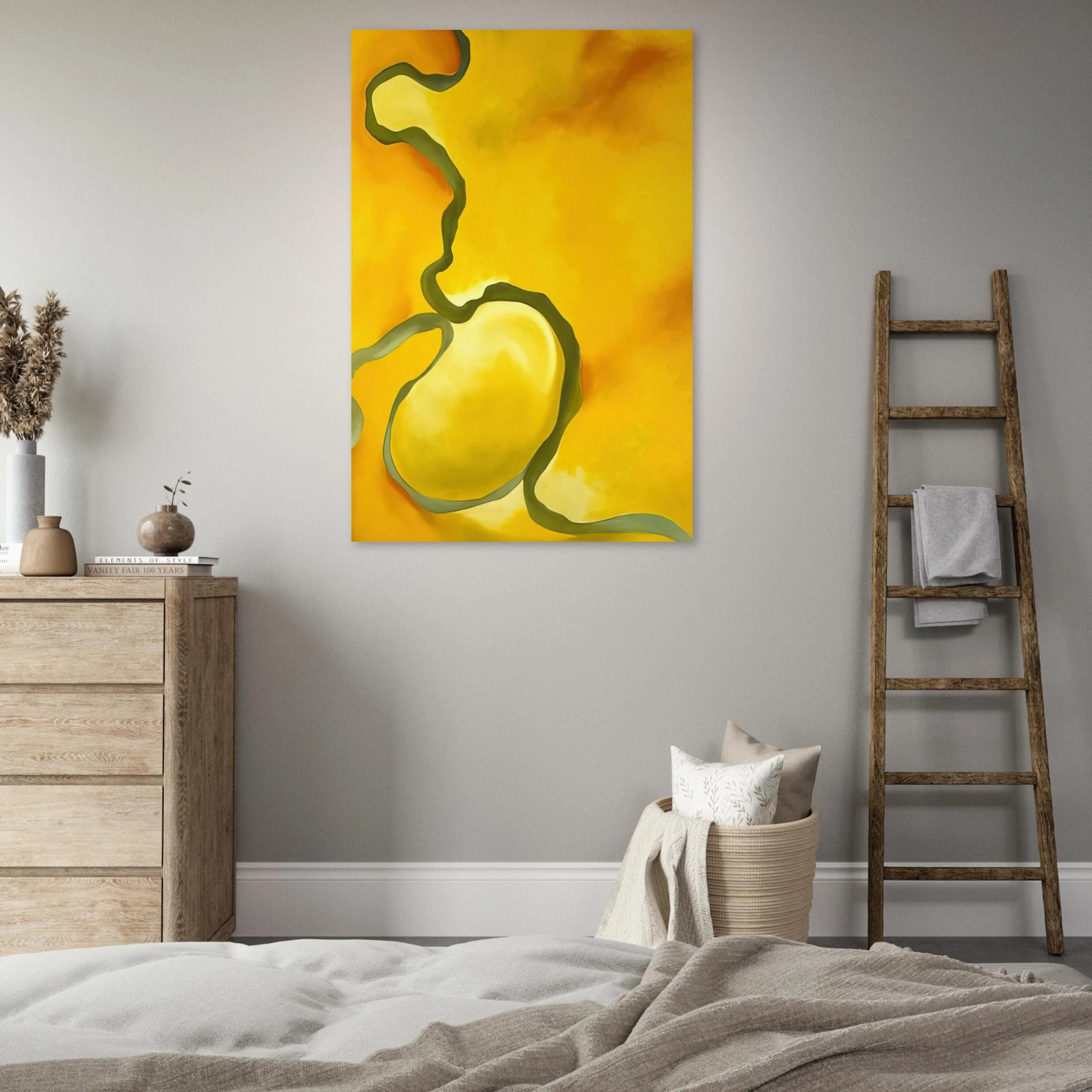 Green, Yellow and Orange Poster | Georgia O'Keeffe Poster | Georgia O Keeffe Prints