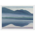 Lake George  formerly Reflection Seascape  Framed Poster | Georgia O'Keeffe Framed Prints Wall Art | Georgia O Keeffe Prints