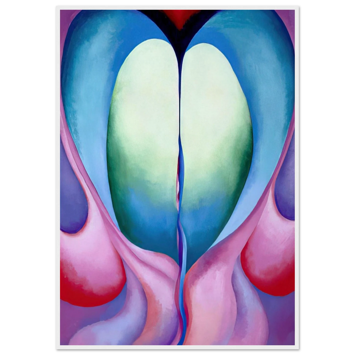 Series I, No. 8 Framed Poster | Georgia O'Keeffe Framed Prints Wall Art | Georgia O Keeffe Prints