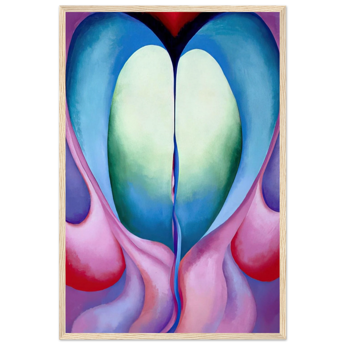 Series I, No. 8 Framed Poster | Georgia O'Keeffe Framed Prints Wall Art | Georgia O Keeffe Prints
