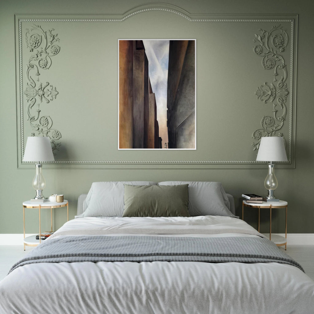 Street of New York II Framed Poster | Georgia O'Keeffe Framed Prints Wall Art | Georgia O Keeffe Prints