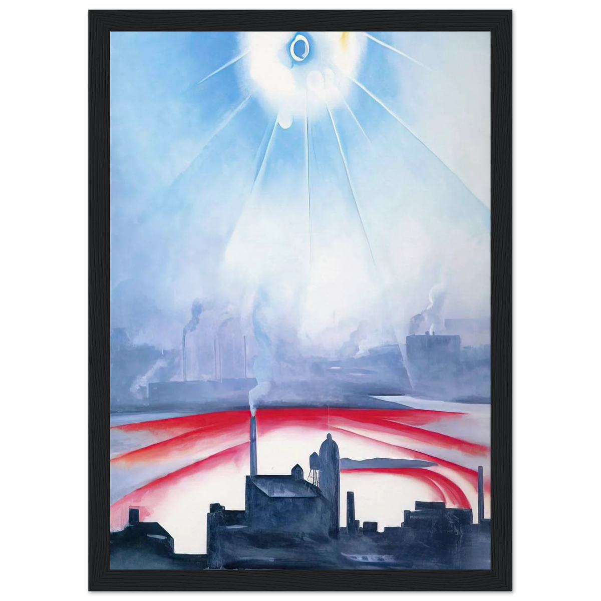 East River No 1 Framed Poster | Georgia O'Keeffe Framed Prints Wall Art | Georgia O Keeffe Prints