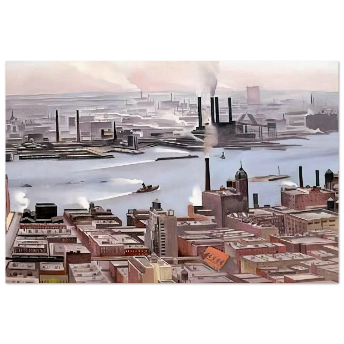 East River from the Thirtieth Story of the Shelton Hotel Poster | Georgia O'Keeffe Poster | Georgia O Keeffe Prints