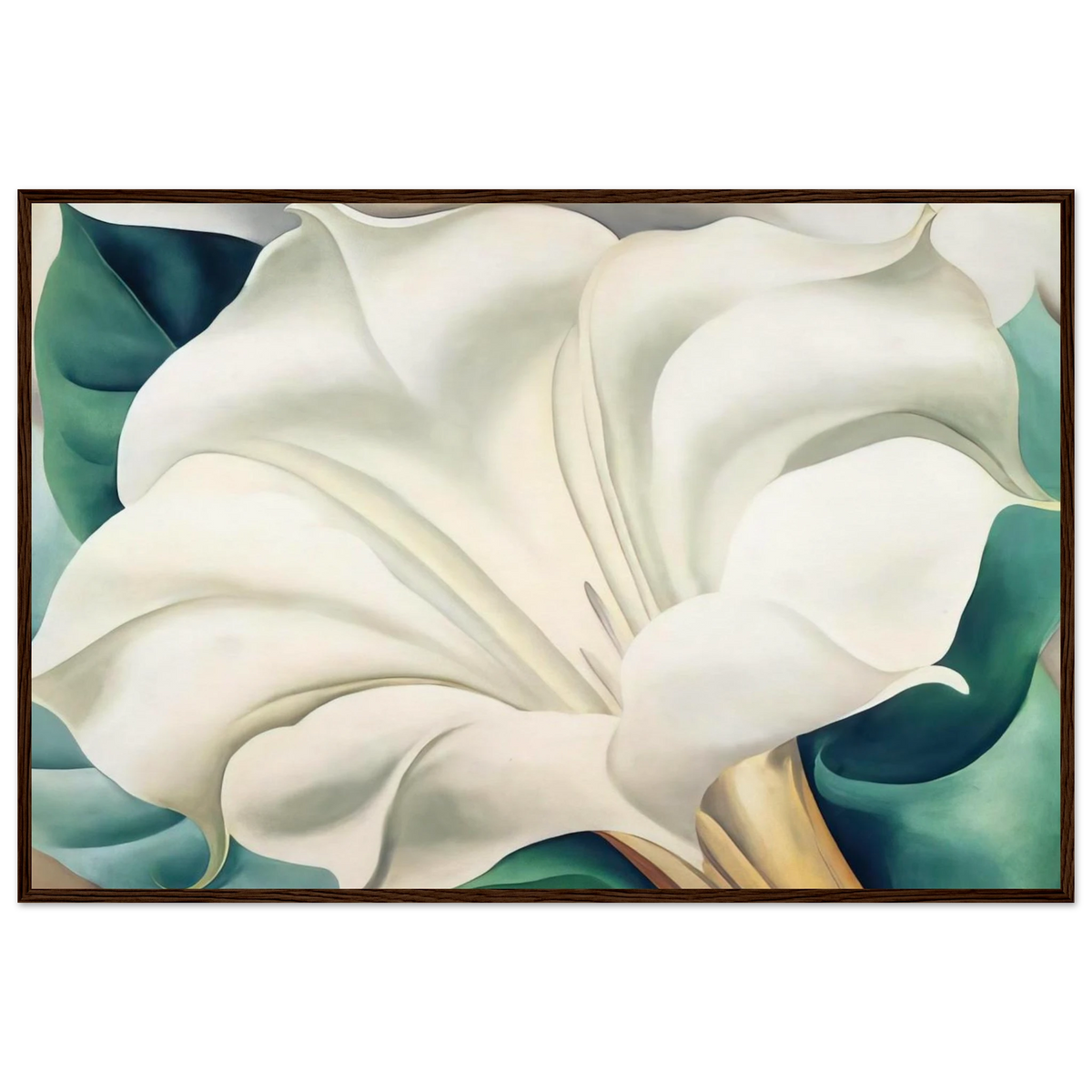 Jimson Weed 2 Framed Poster | Georgia O'Keeffe Framed Prints Wall Art | Georgia O Keeffe Prints