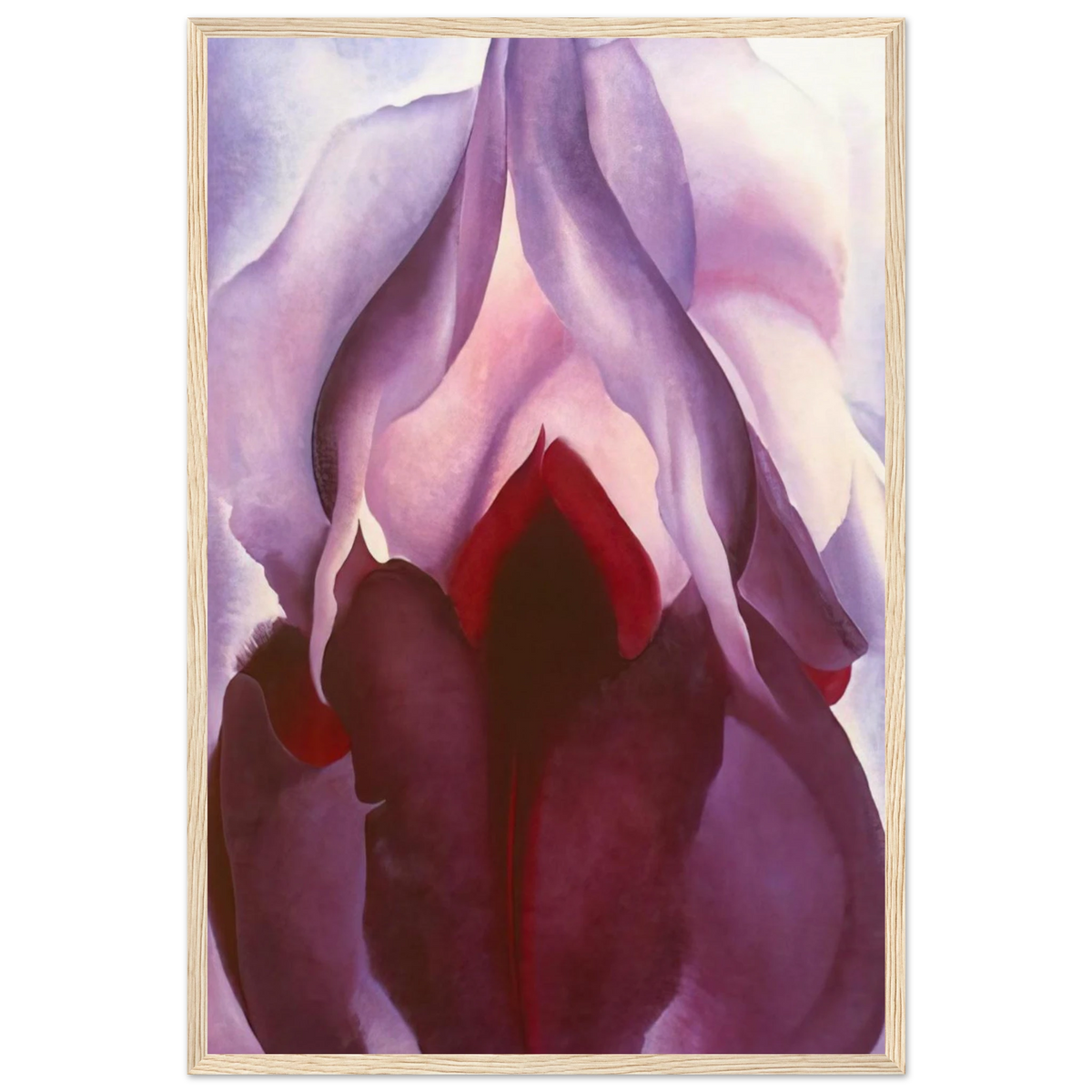 Flower of Life II Framed Poster | Georgia O'Keeffe Framed Prints Wall Art | Georgia O Keeffe Prints