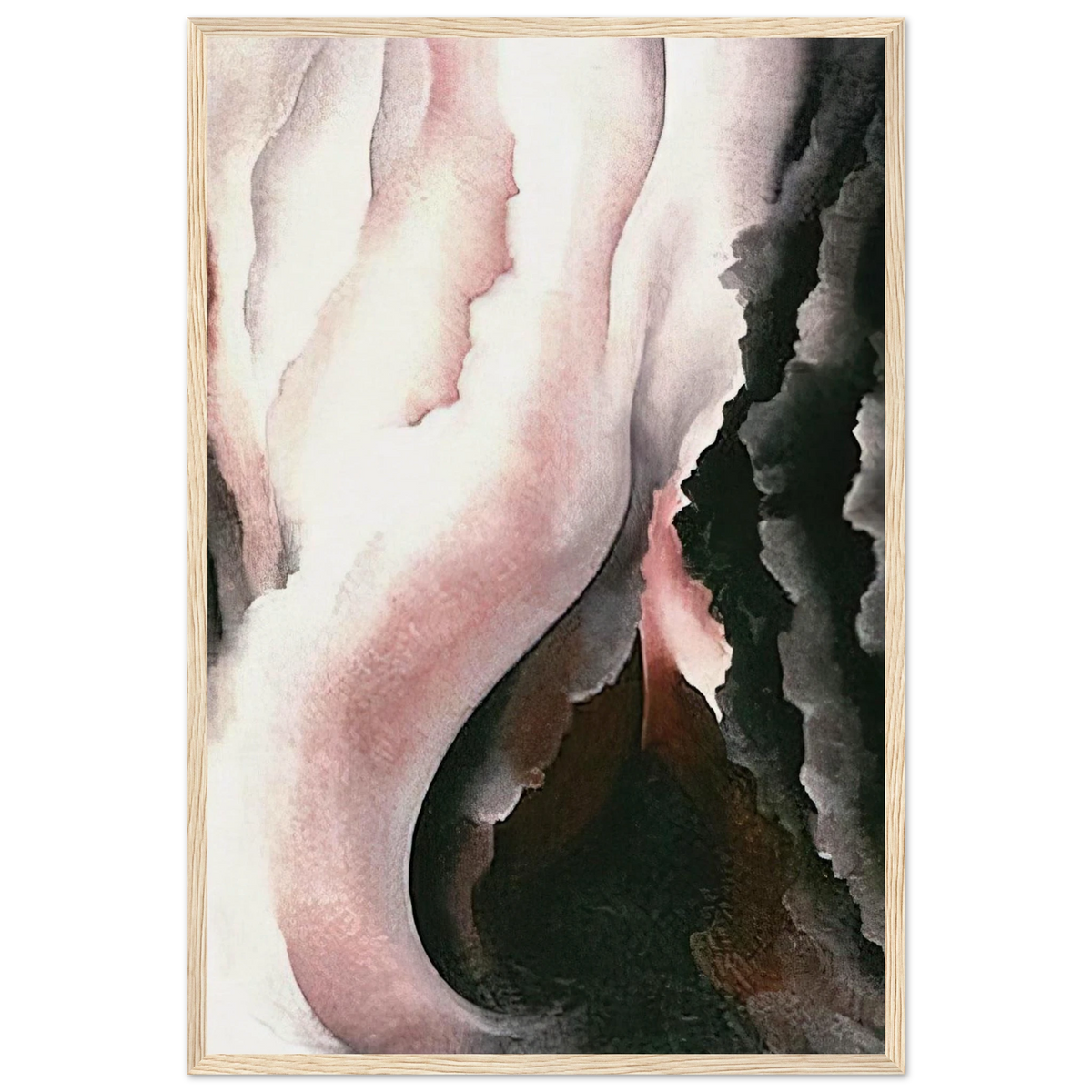 Dark Iris ?2 Framed Poster | Georgia O'Keeffe Framed Prints Wall Art | Georgia O Keeffe Prints