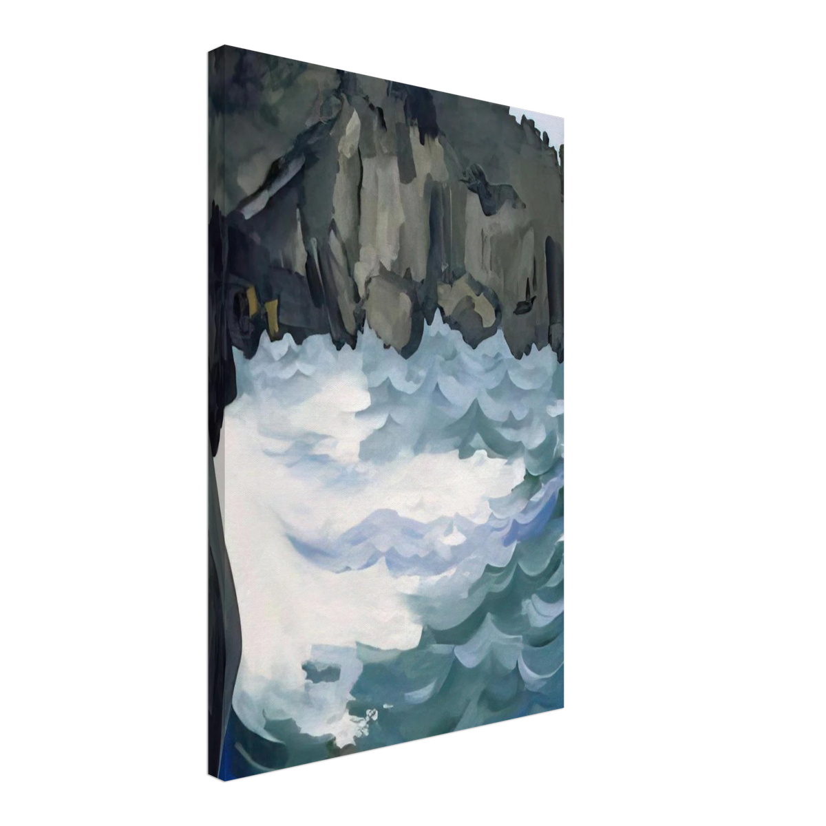 Black Lava Bridge, Hana Coast-No. I Canvas | Georgia O'Keeffe Canvas | Georgia O Keeffe Prints