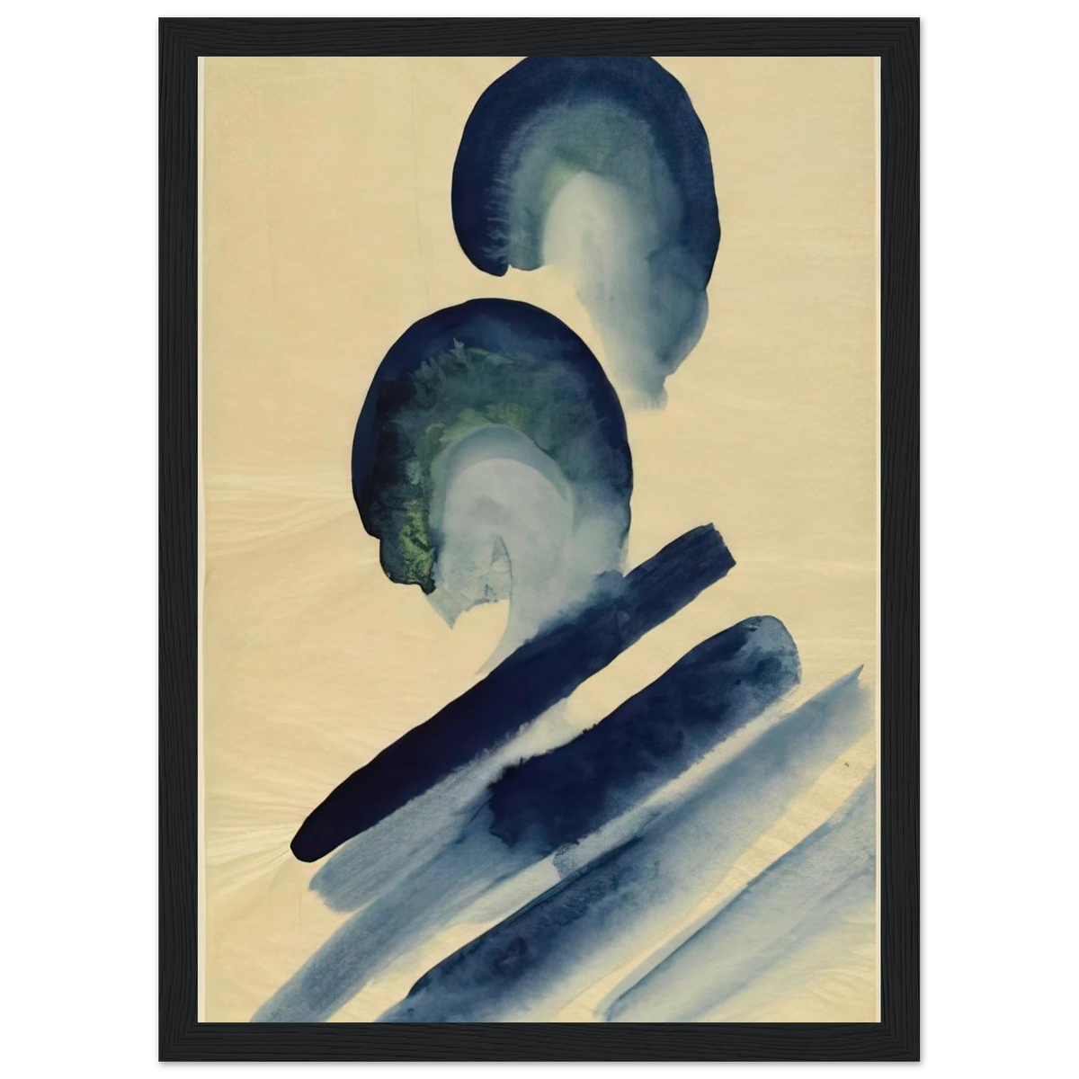 Blue-02 Framed Poster | Georgia O'Keeffe Framed Prints Wall Art | Georgia O Keeffe Prints