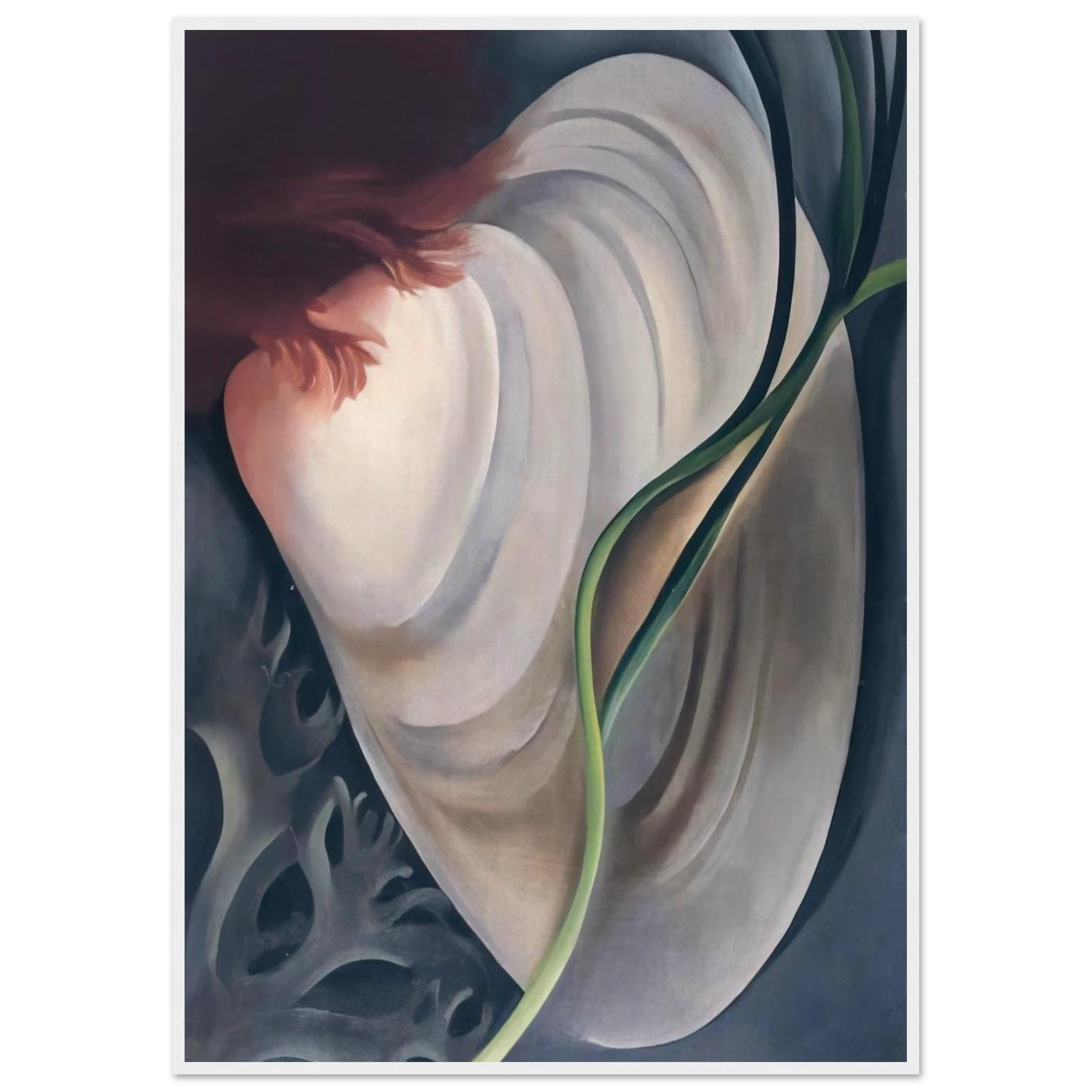 Shell No 2 Framed Poster | Georgia O'Keeffe Framed Prints Wall Art | Georgia O Keeffe Prints