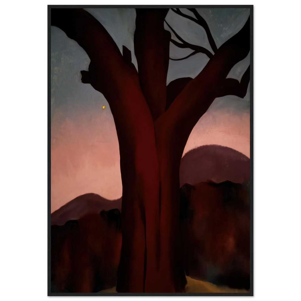 Autumn Trees - Chestnut Tree Framed Poster | Georgia O'Keeffe Framed Prints Wall Art | Georgia O Keeffe Prints