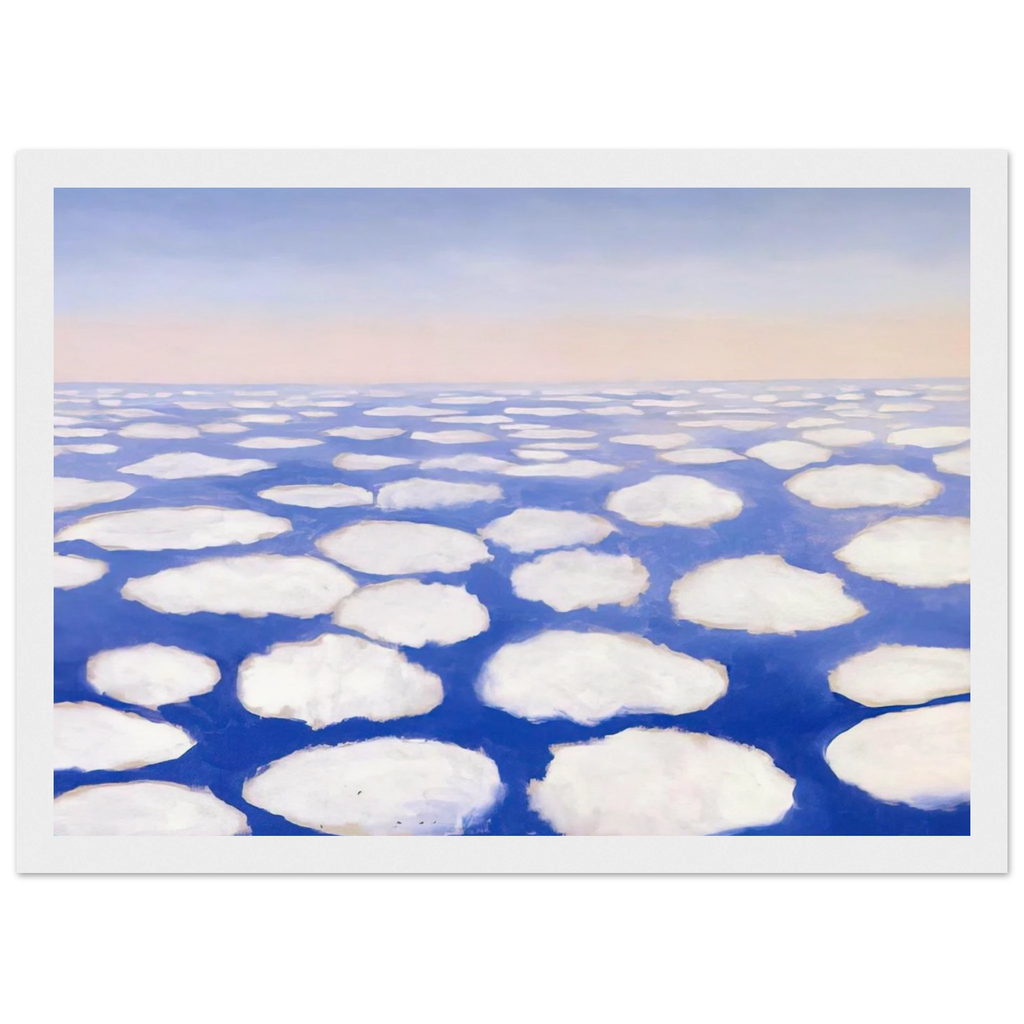 Above the Clouds I Framed Poster | Georgia O'Keeffe Framed Prints Wall Art | Georgia O Keeffe Prints