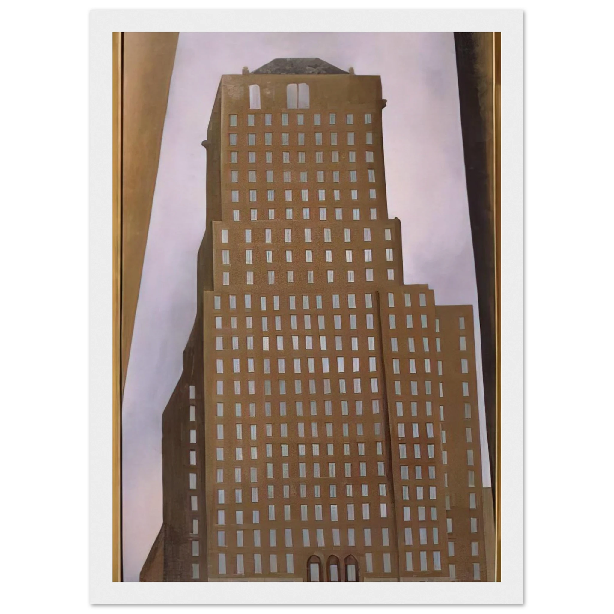Shelton Hotel New York No. 1 Framed Poster | Georgia O'Keeffe Framed Prints Wall Art | Georgia O Keeffe Prints