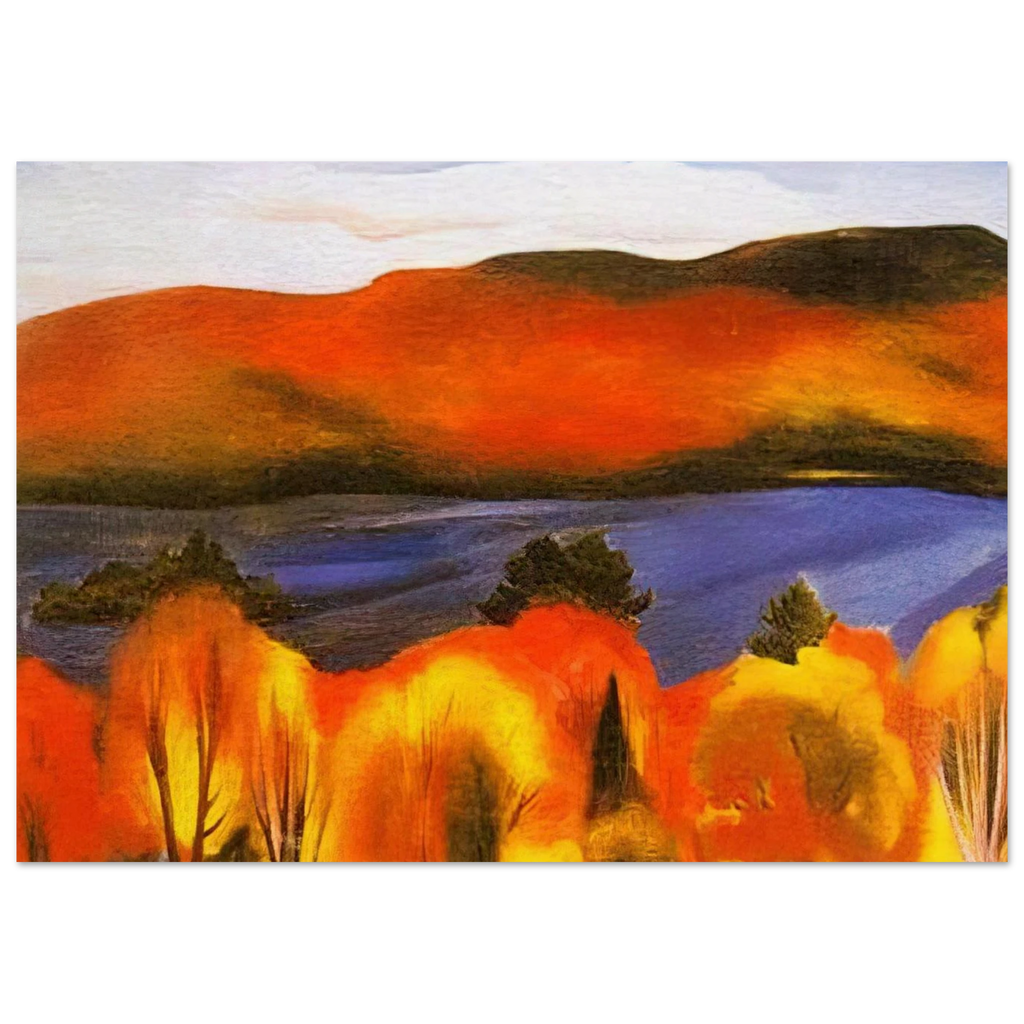 Lake George, Autumn Poster | Georgia O'Keeffe Poster | Georgia O Keeffe Prints