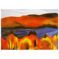 Lake George, Autumn Poster | Georgia O'Keeffe Poster | Georgia O Keeffe Prints
