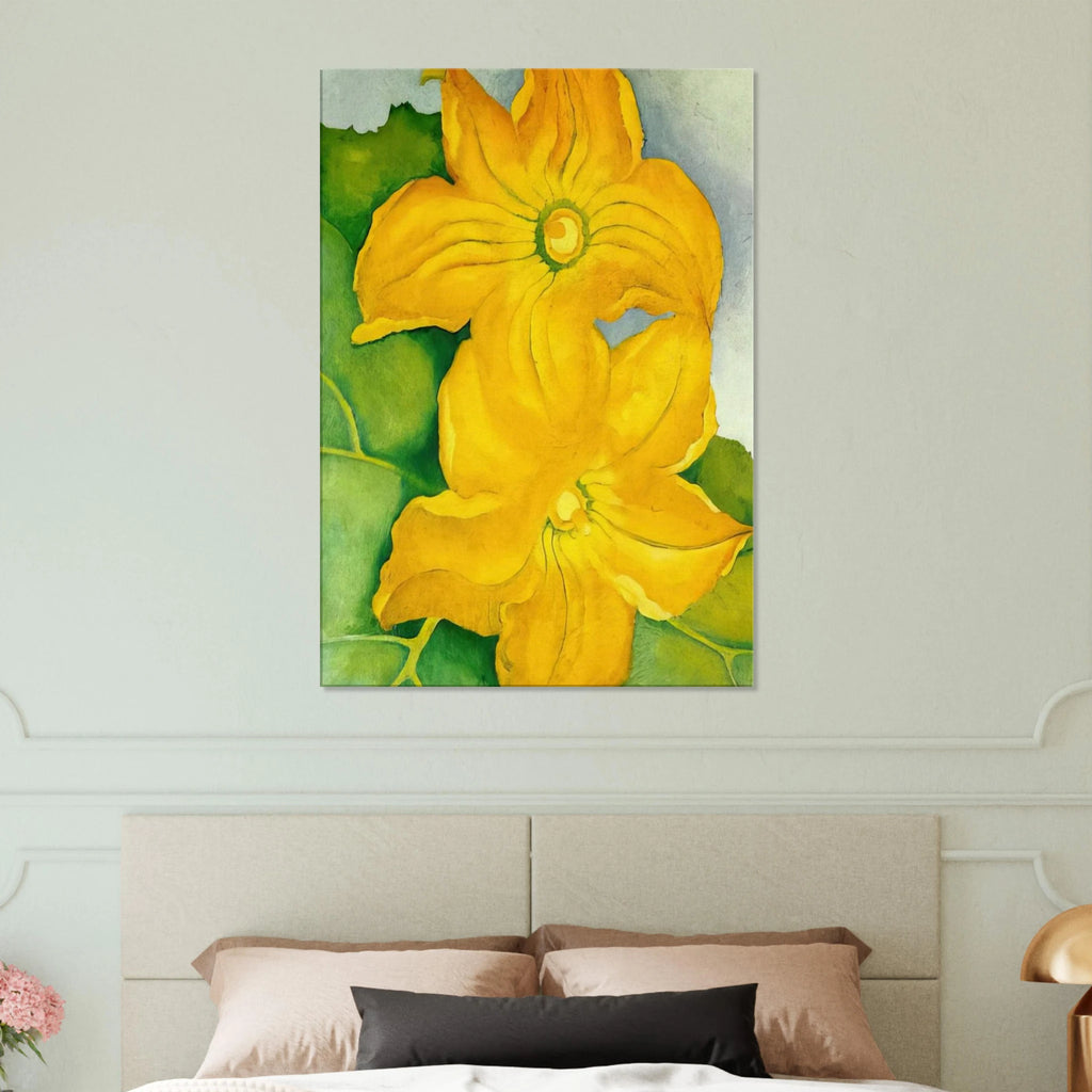 Squash Blossoms I Canvas | Georgia O'Keeffe Canvas | Georgia O Keeffe Prints