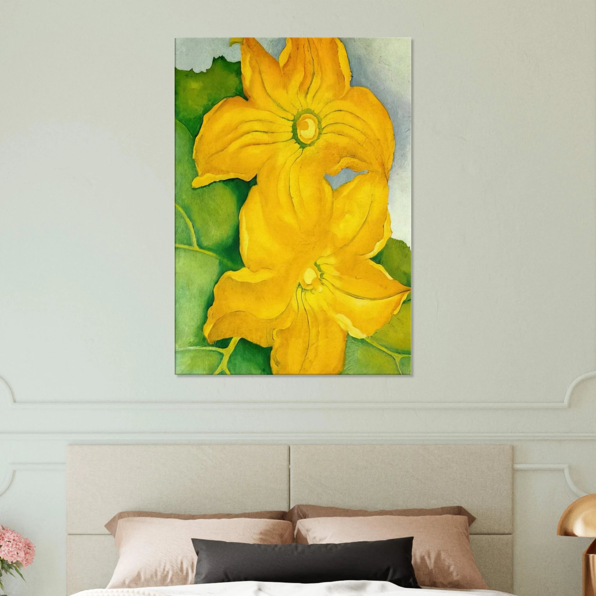 Squash Blossoms I Canvas | Georgia O'Keeffe Canvas | Georgia O Keeffe Prints