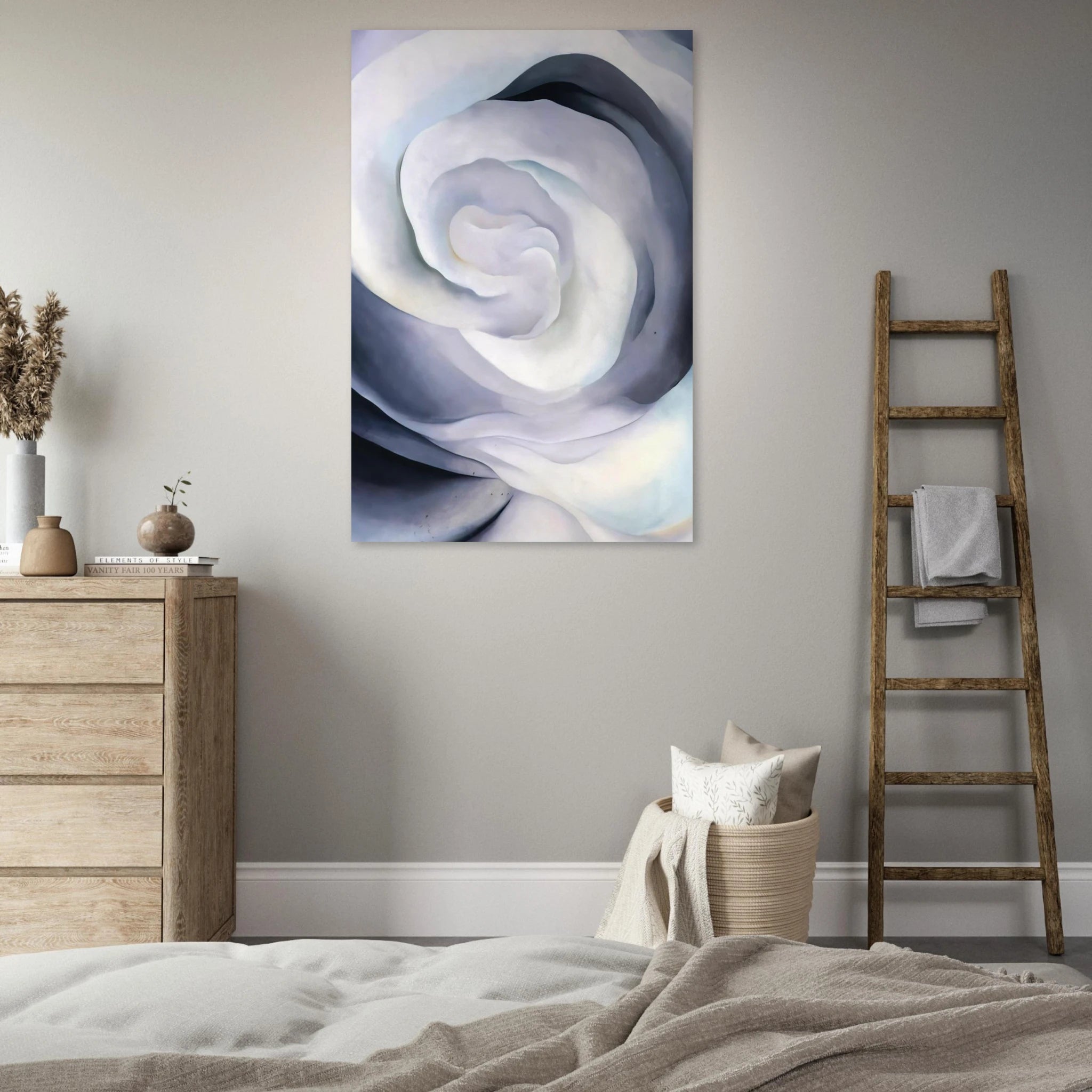 Abstraction White Rose Poster | Georgia O'Keeffe Poster | Georgia O Keeffe Prints