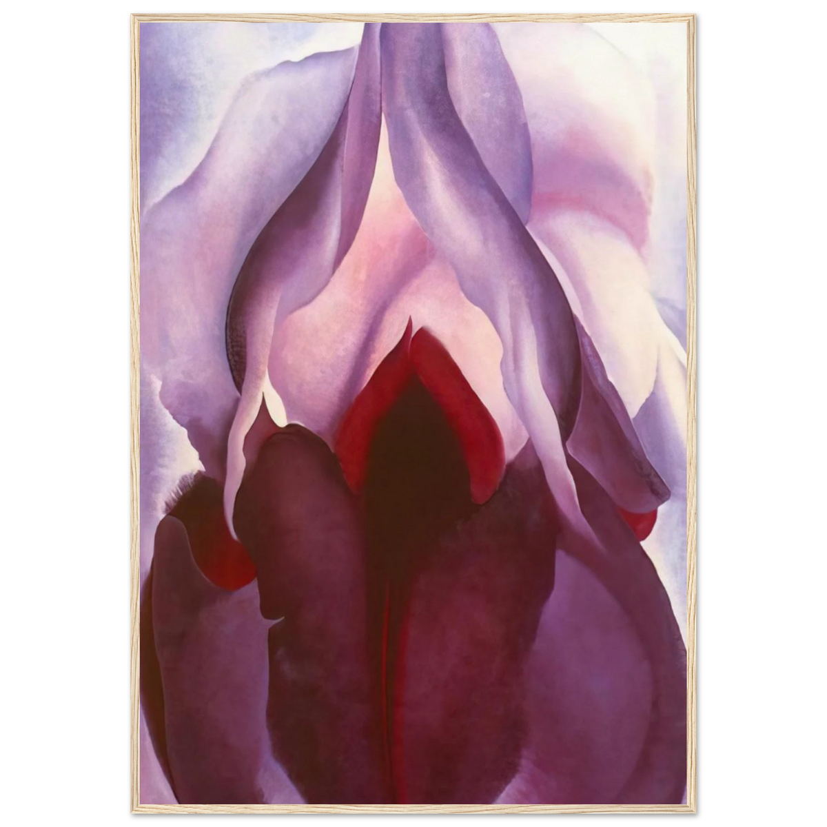 Flower of Life II Framed Poster | Georgia O'Keeffe Framed Prints Wall Art | Georgia O Keeffe Prints