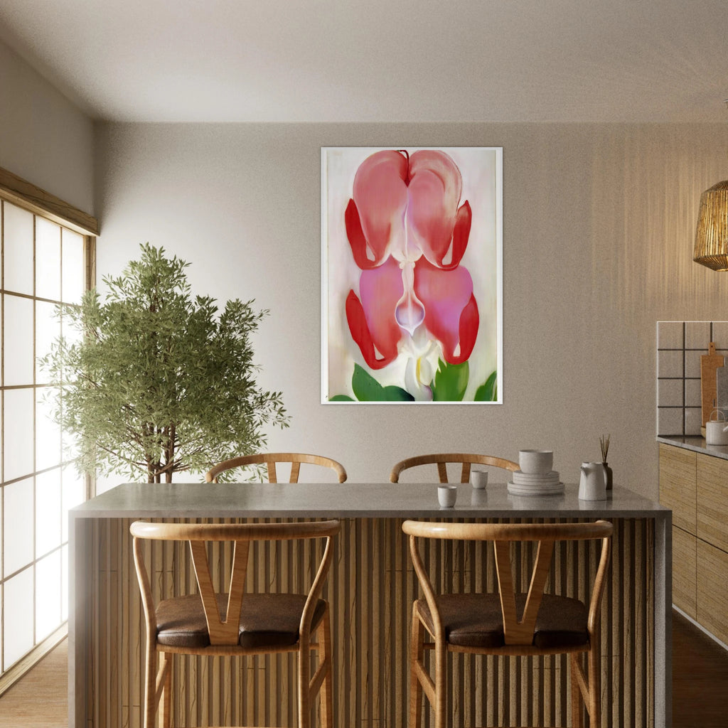 Bleeding Heart Framed Poster | Georgia O'Keeffe Framed Prints Wall Art | Georgia O Keeffe Prints