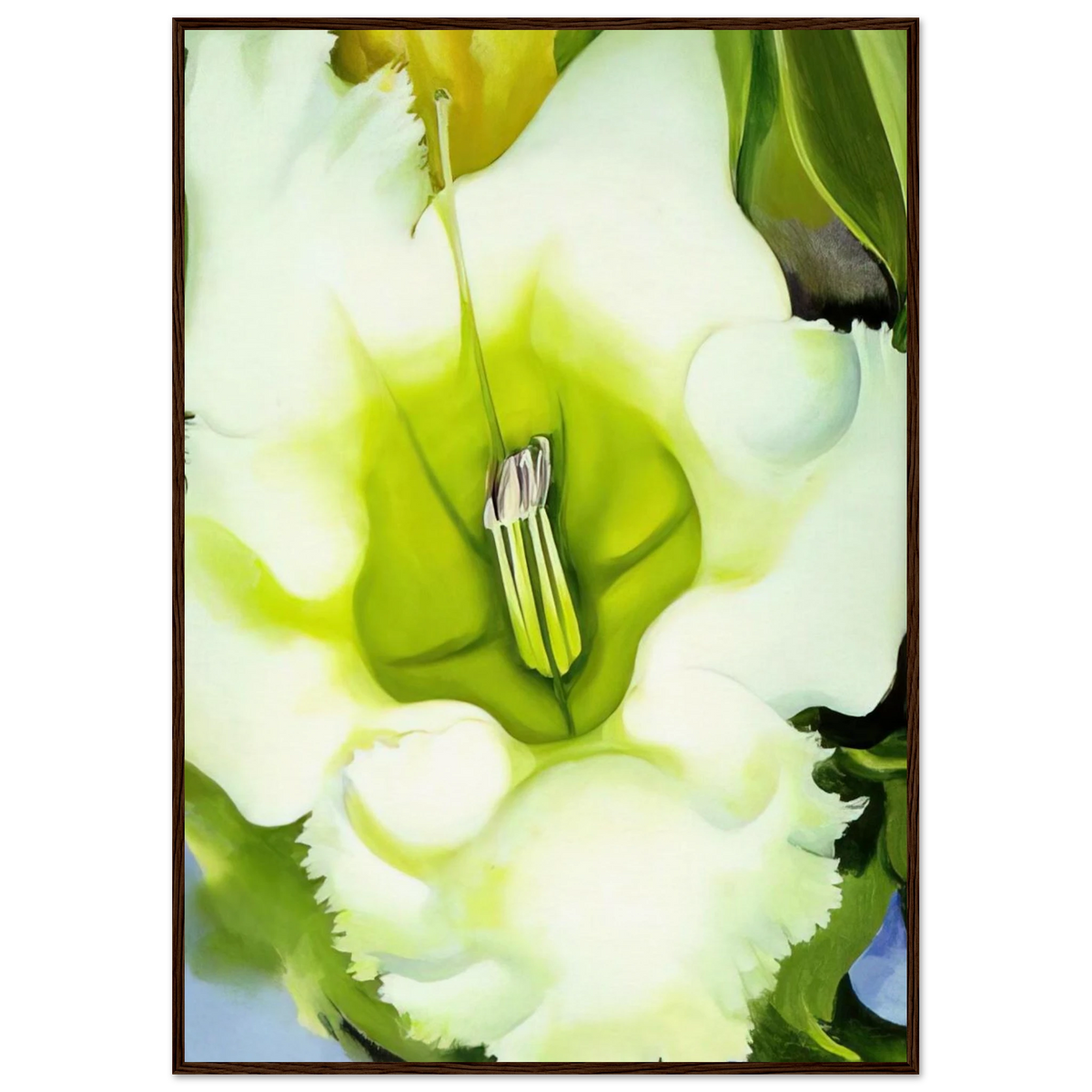Cup Of Silver Ginger Framed Poster | Georgia O'Keeffe Framed Prints Wall Art | Georgia O Keeffe Prints