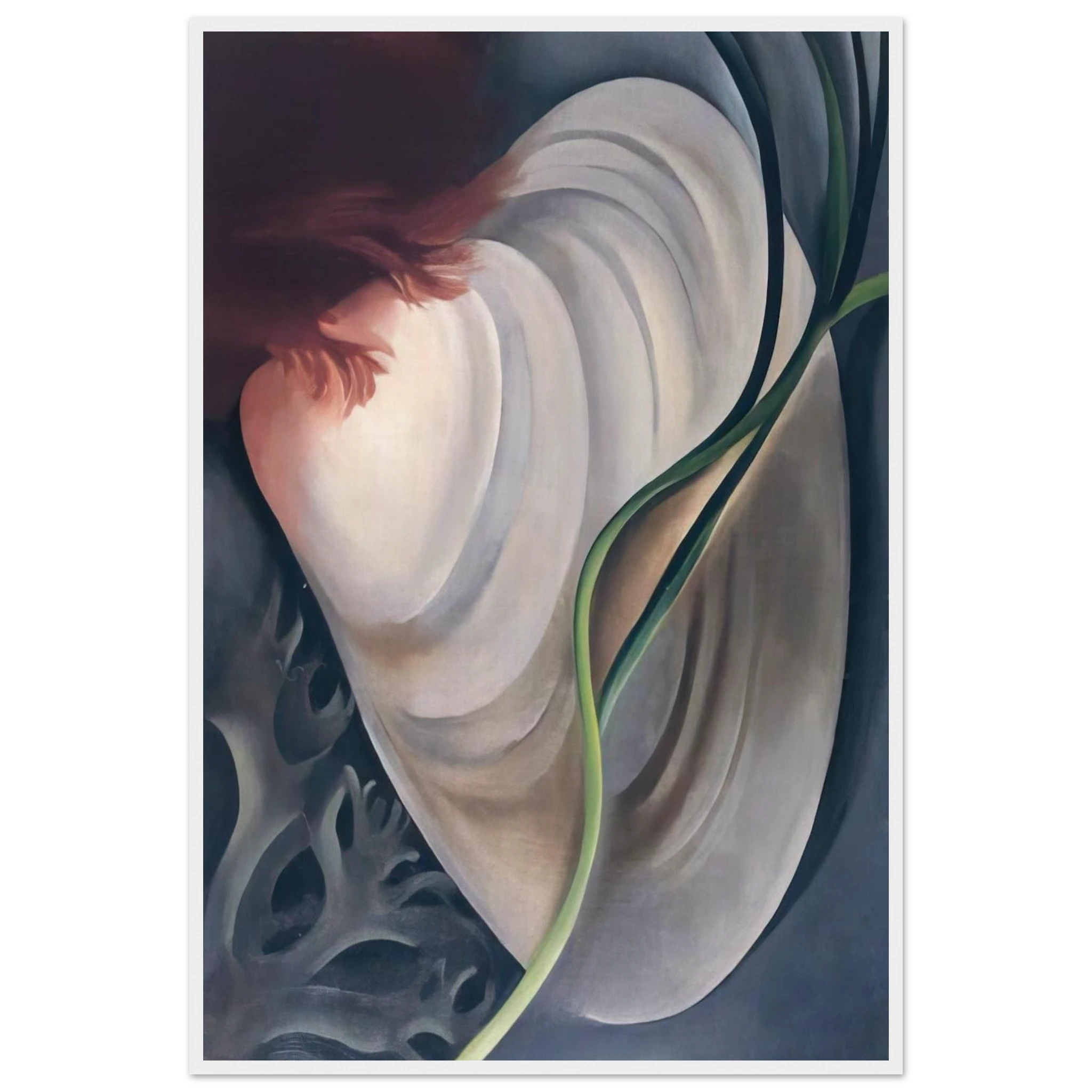 Shell No 2 Framed Poster | Georgia O'Keeffe Framed Prints Wall Art | Georgia O Keeffe Prints