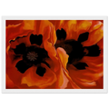 Oriental Poppies Framed Poster | Georgia O'Keeffe Framed Prints Wall Art | Georgia O Keeffe Prints
