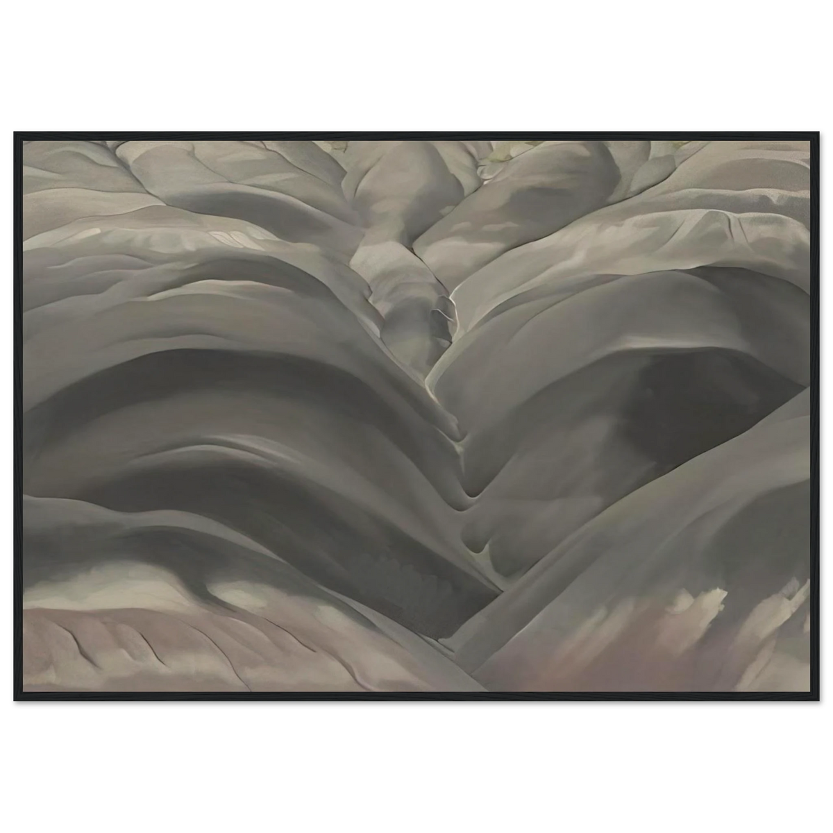 Black Place I Framed Poster | Georgia O'Keeffe Framed Prints Wall Art | Georgia O Keeffe Prints